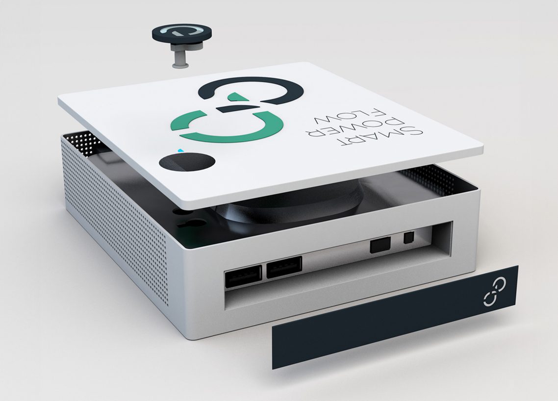 A 3D printed lamp for Studio Brussel